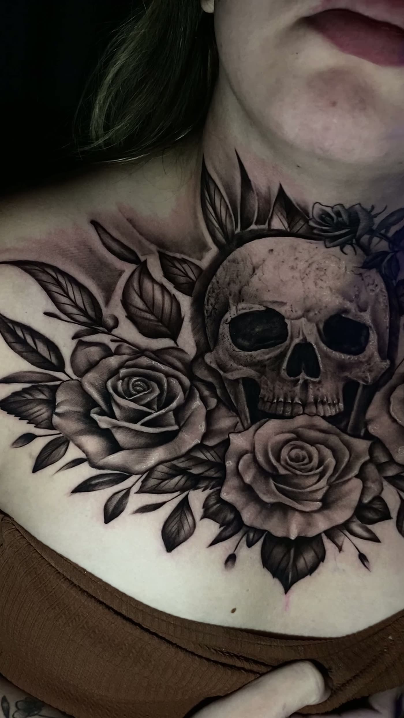 Caveira & Rosas · Peitoral